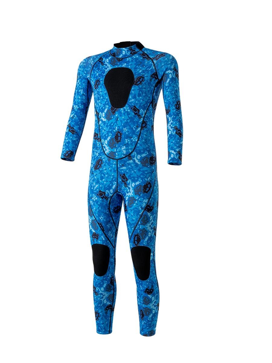 Men's Back Zip Camo Full Wetsuit 3mm | OEM/ODM Available