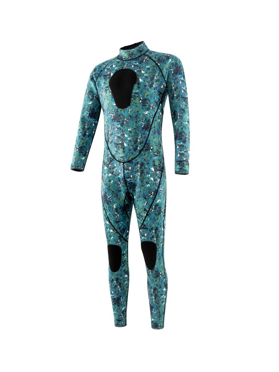 Men's Back Zip Camo Full Wetsuit 3mm | OEM/ODM Available