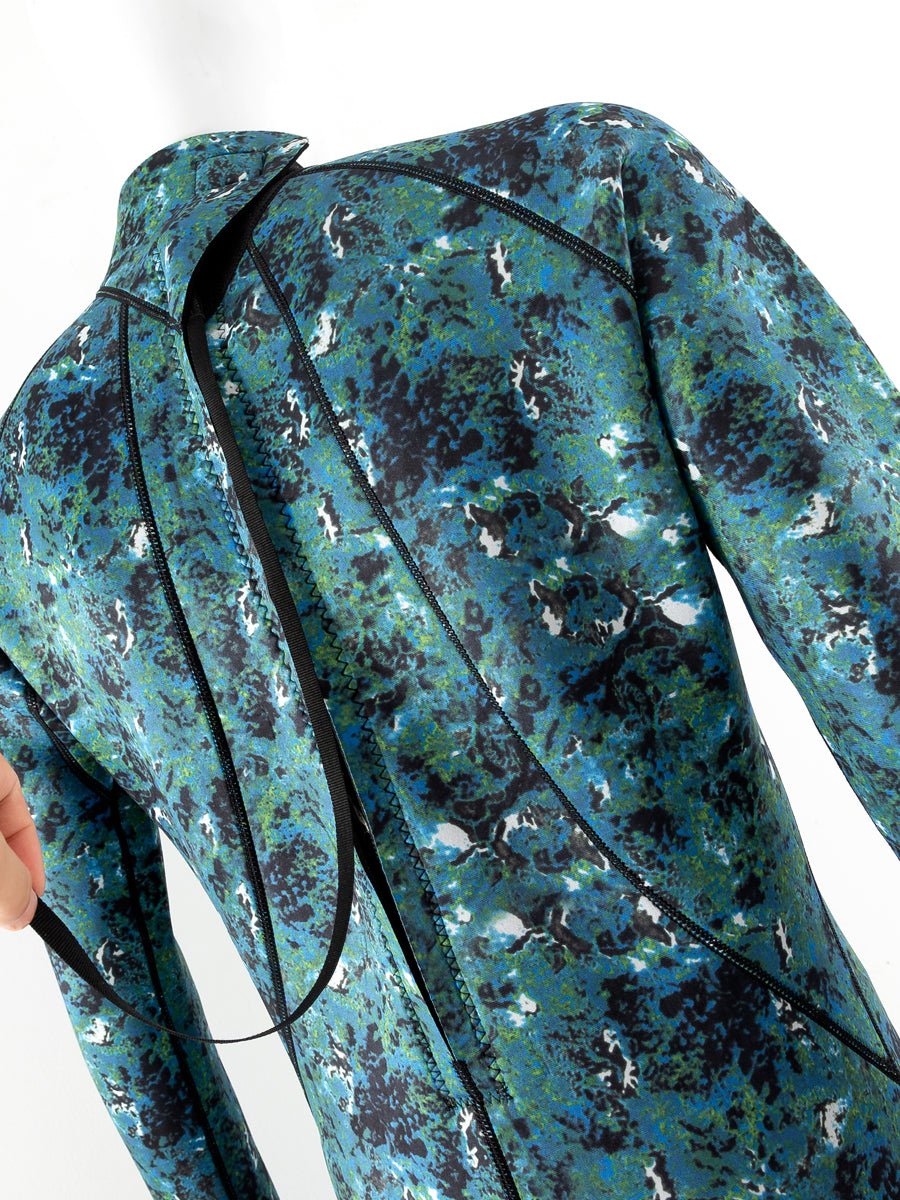 Men's Back Zip Camo Full Wetsuit 3mm | OEM/ODM Available