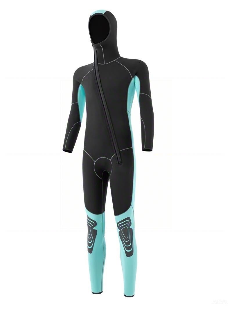 Men’s Hooded Front Zip Full Wetsuit 3/5/7mm | OEM/ODM Available