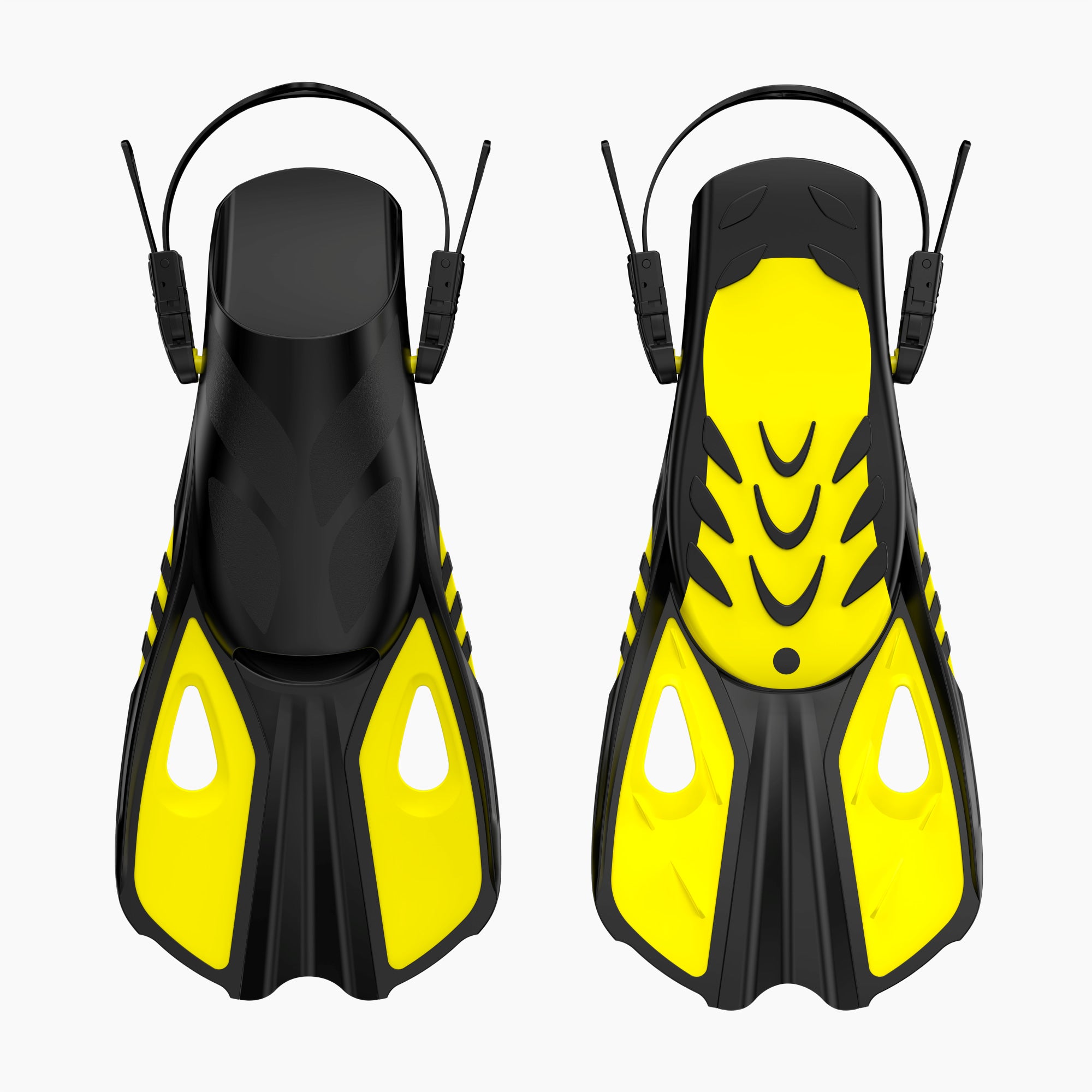 Adjustable Snorkel Fins - YB01 | OEM/ODM Available - OUTTERCARE