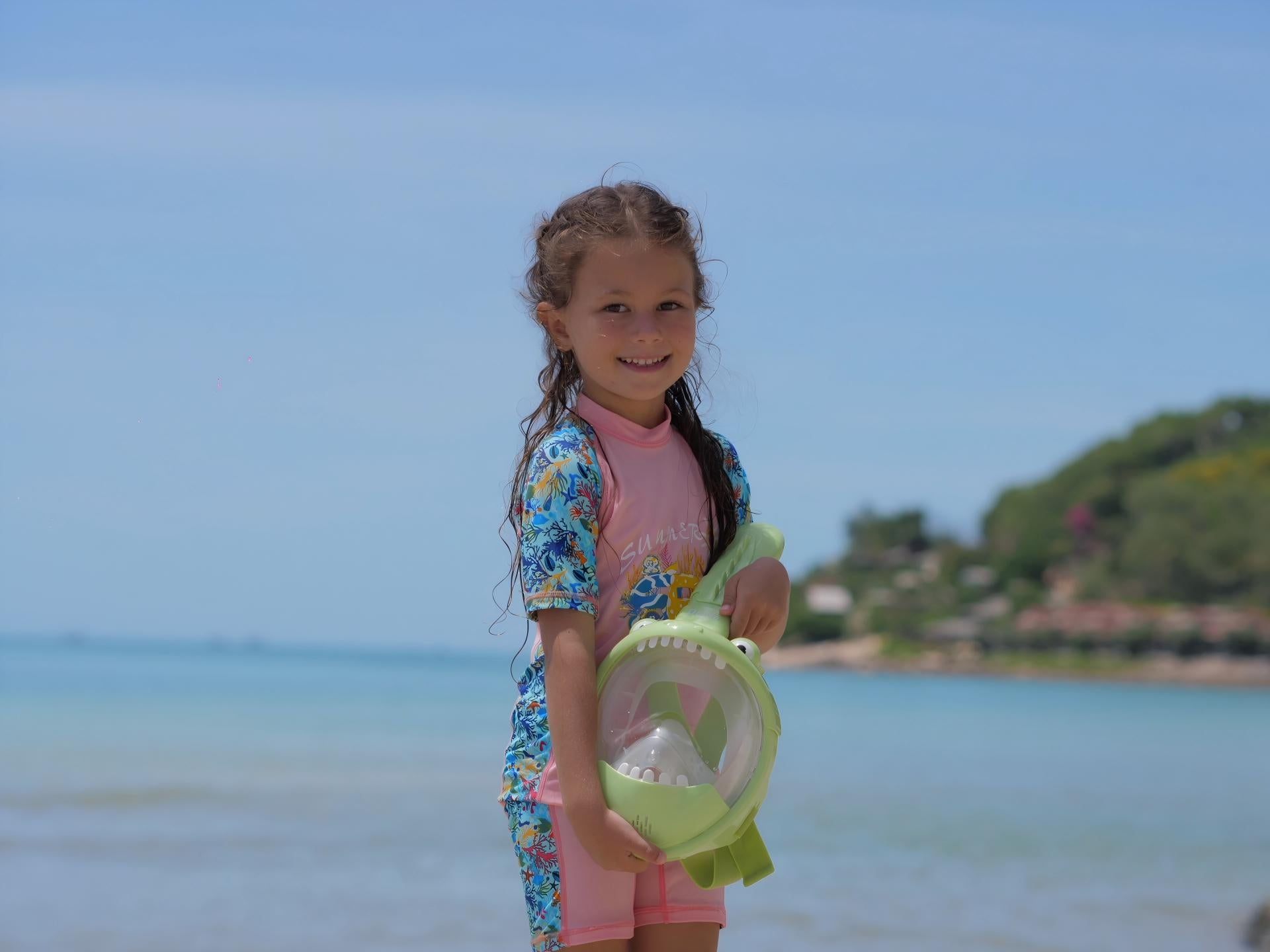 Full Face Snorkel Mask - KF2 Dinosaur Kids | OEM/ODM Available - OUTTERCARE