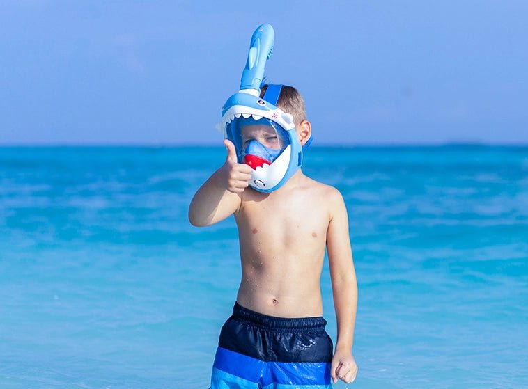 Full Face Snorkel Mask - KY3 Shark Kids | OEM/ODM Available - OUTTERCARE