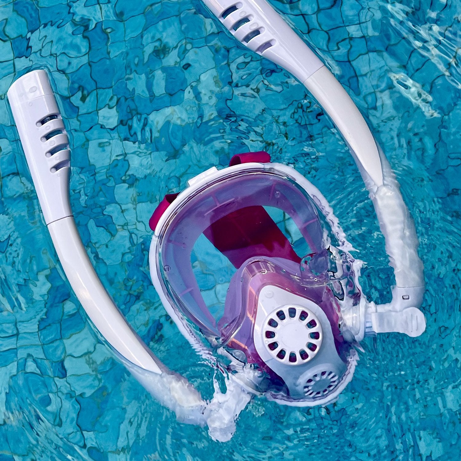 Full Face Snorkel Mask BH21 Detachable Twin Tube Adults | OEM/ODM Available