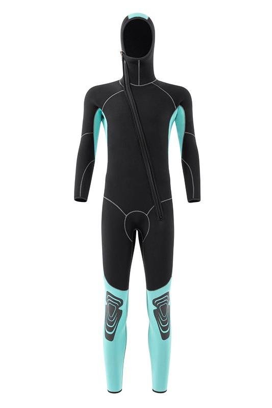 Men’s Hooded Front Zip Full Wetsuit 3/5/7mm | OEM/ODM Available
