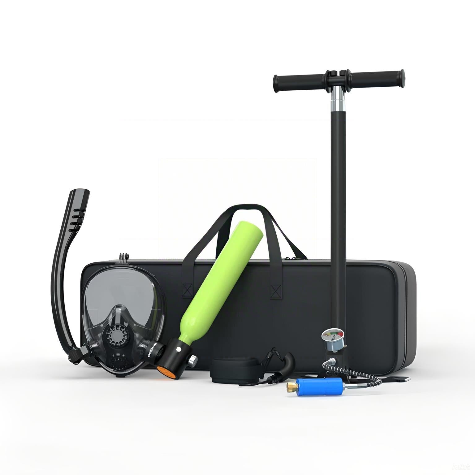 S300Plus 0.5L Mini Scuba Tank - Travel Kit | OEM/ODM Available - OUTTERCARE