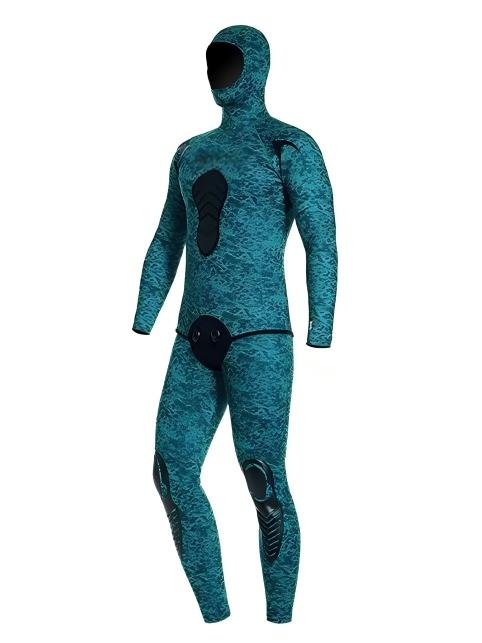 Men’s Hooded Two-Piece Full Wetsuit 2.5/4.5/6.5mm | OEM/ODM Available