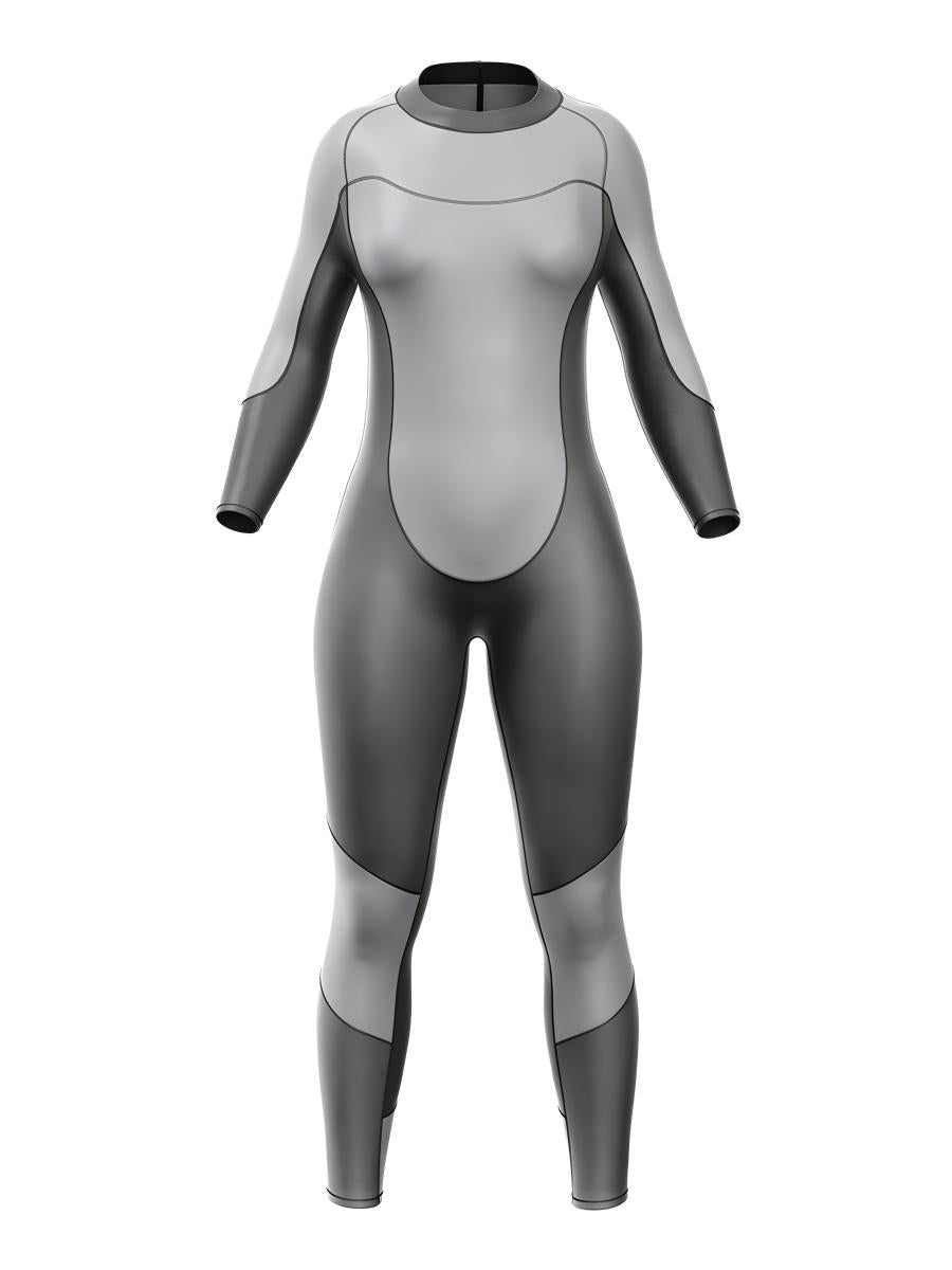 Women's Back Zip Full Wetsuit 3mm | OEM/ODM Available