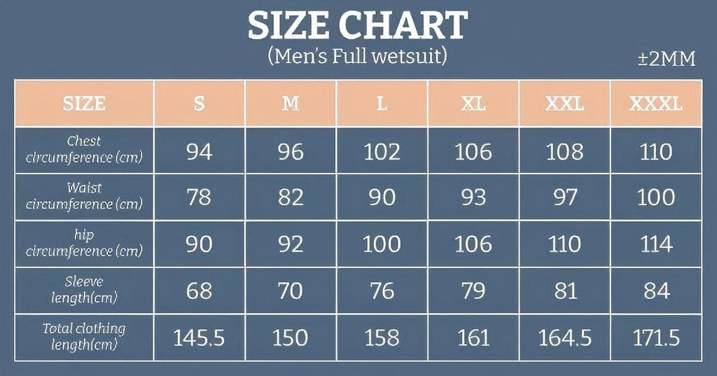 Men's 3mm Full Wetsuit Back Zip | OEM/ODM Available