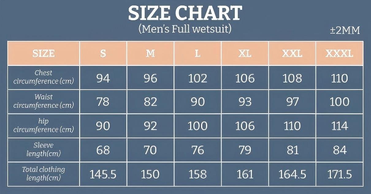 Men's 3mm Full Wetsuit Back Zip | OEM/ODM Available