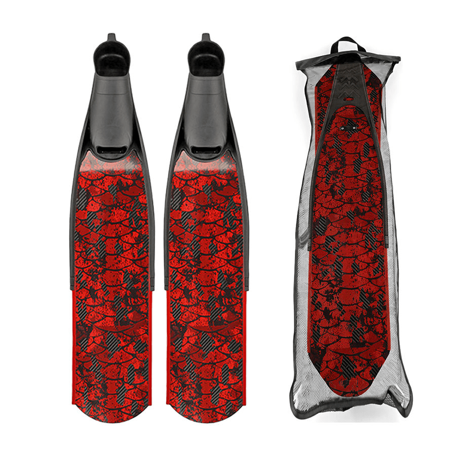 Carbon Fiber Freediving Fins – Long Blade | OEM/ODM Available