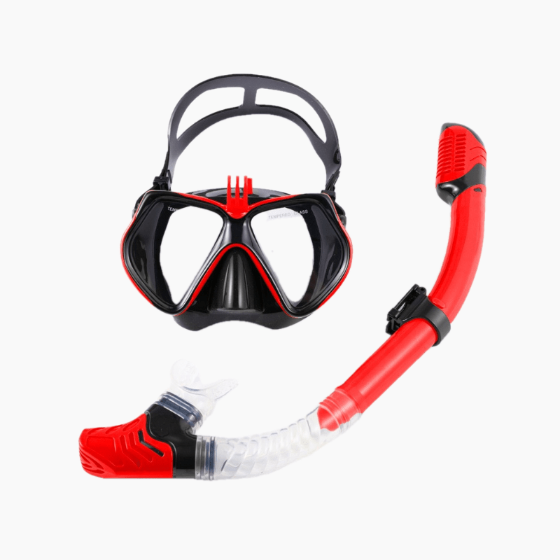 Snorkel Set YB2021C Camera mount - Mask & Snorkel | OEM/ODM Available - OUTTERCARE