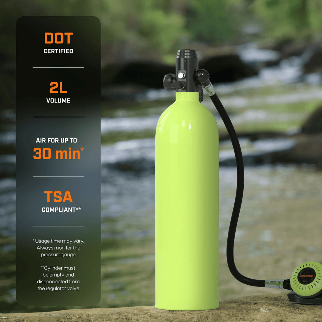 S700 2.0L Mini Scuba Tank - Diving Mask Kit | OEM/ODM Available - OUTTERCARE