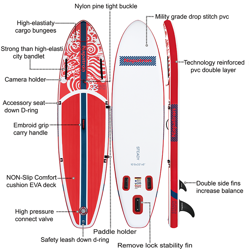 10’6” Inflatable Paddle Board (ISUP) - YYP003