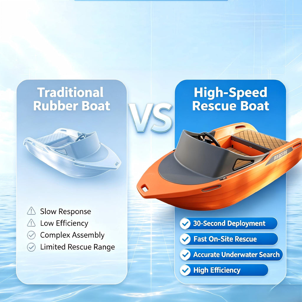 Rescue High Speed Boat XL-22 |30-40 KM/H| 30-60min Long Endurance |OEM/ODM