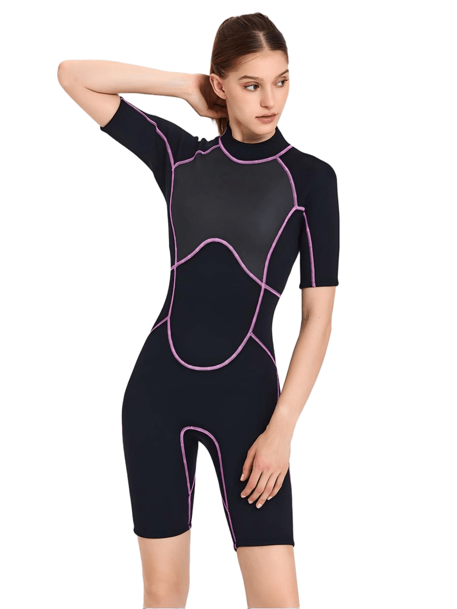 Women’s Back Zip Shorty Wetsuit 3mm | OEM/ODM Available